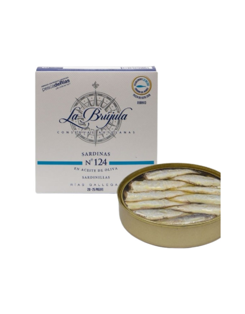 Sardinillas do xeito en aceite de oliva Nº124 La Brújula