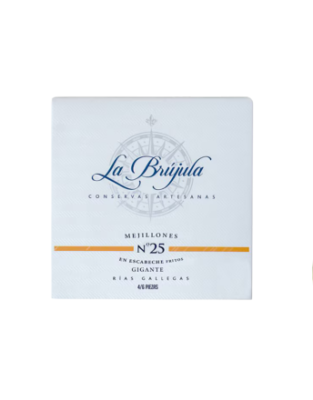 Mejillones en escabeche gigante Nº25 – La Brújula