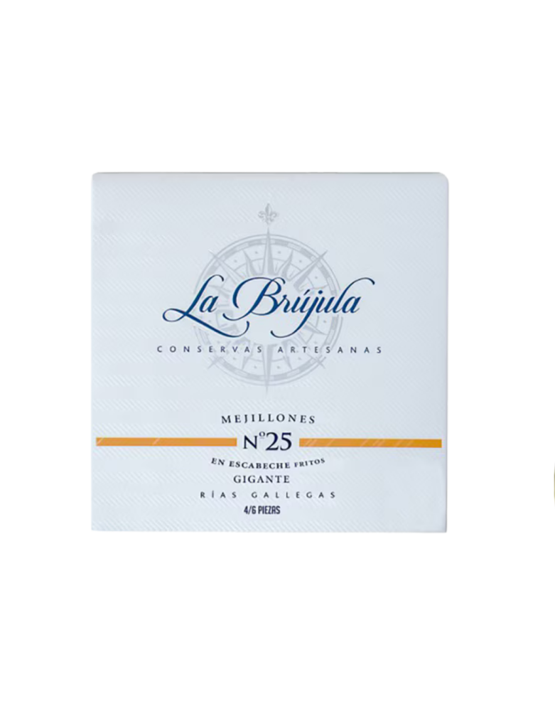 Mejillones en escabeche gigante Nº25 – La Brújula