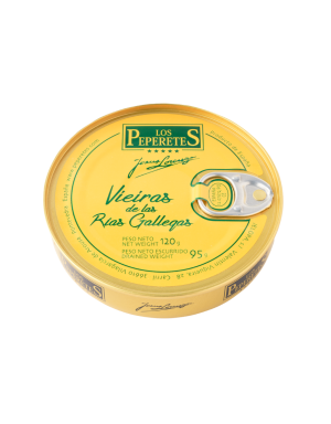 Vieiras de las Rías Gallegas al natural – Los Peperetes